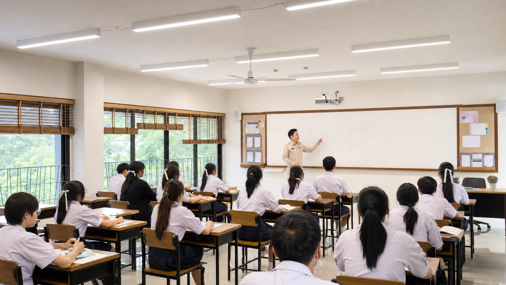 มาตรฐานแสงสว่างห้องเรียน: ค่า Lux, UGR และวิธีออกแบบ