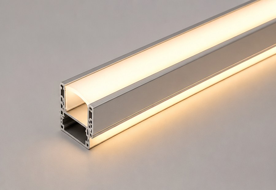 ไฟเส้น LED ในรางอลูมิเนียมสำหรับไฟหลืบและไฟนำทางทางเดินโรงแรม