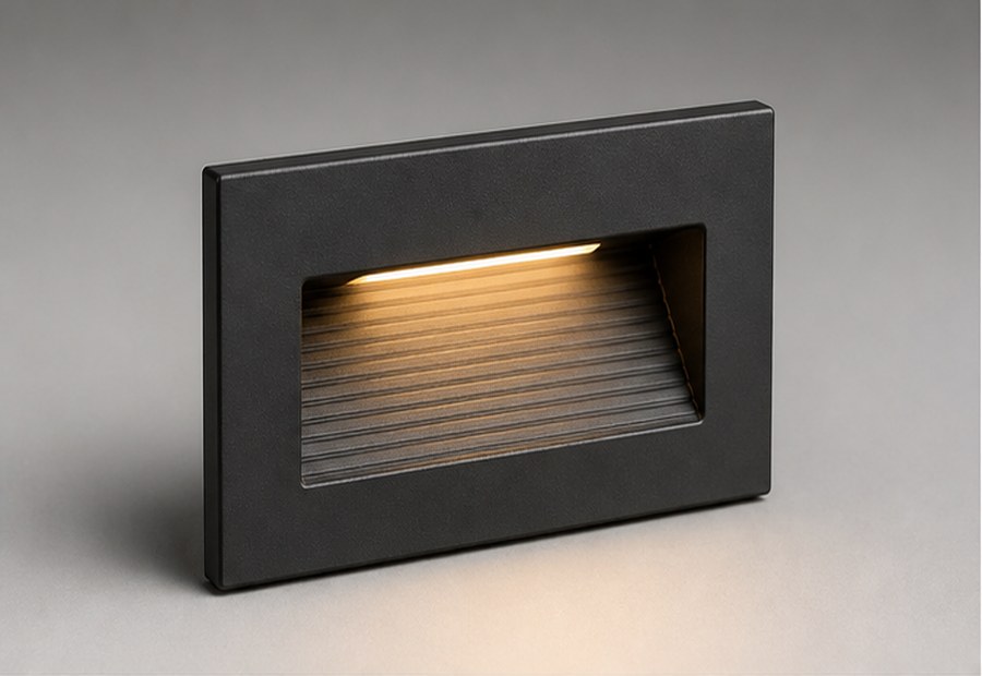 โคมไฟ step light แบบฝังสำหรับบันไดและผนังภายนอก