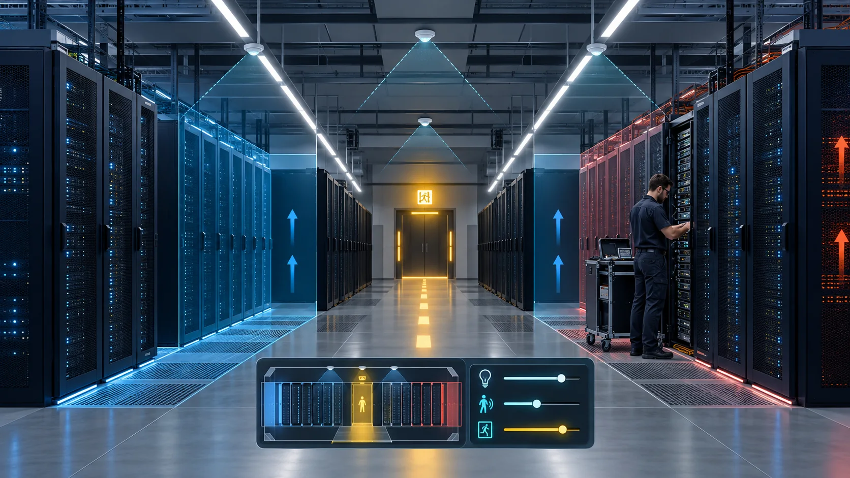 ออกแบบแสง Data Center: เห็นอุปกรณ์ชัด ประหยัดพลังงาน และไม่รบกวนระบบ